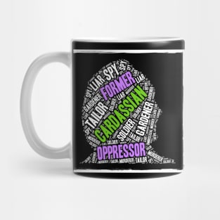 Murder Lizard Former Oppressor Word Art Mug